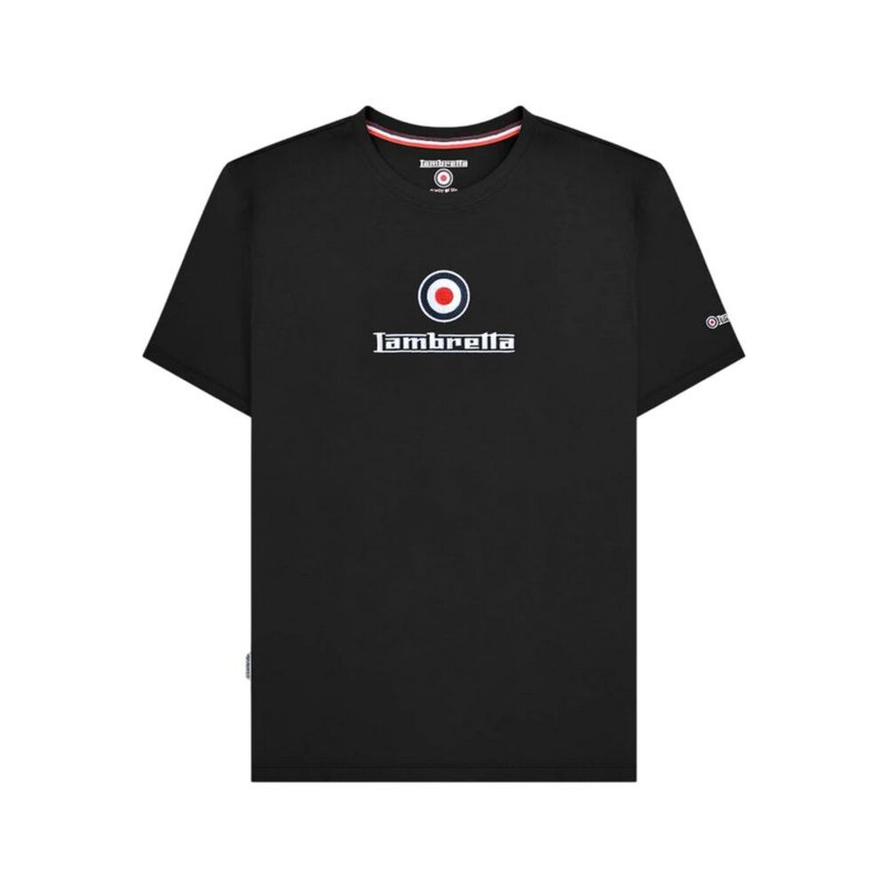 Lambretta Mens Logo T-Shirt / Black